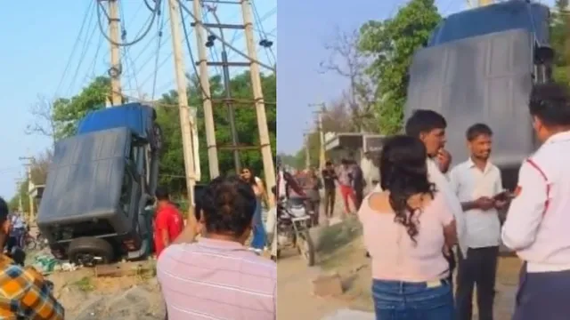gurugram-accident-thar-climbs-up-electric-pole-after-speeding-car-rams-into-it-from-behind-watch